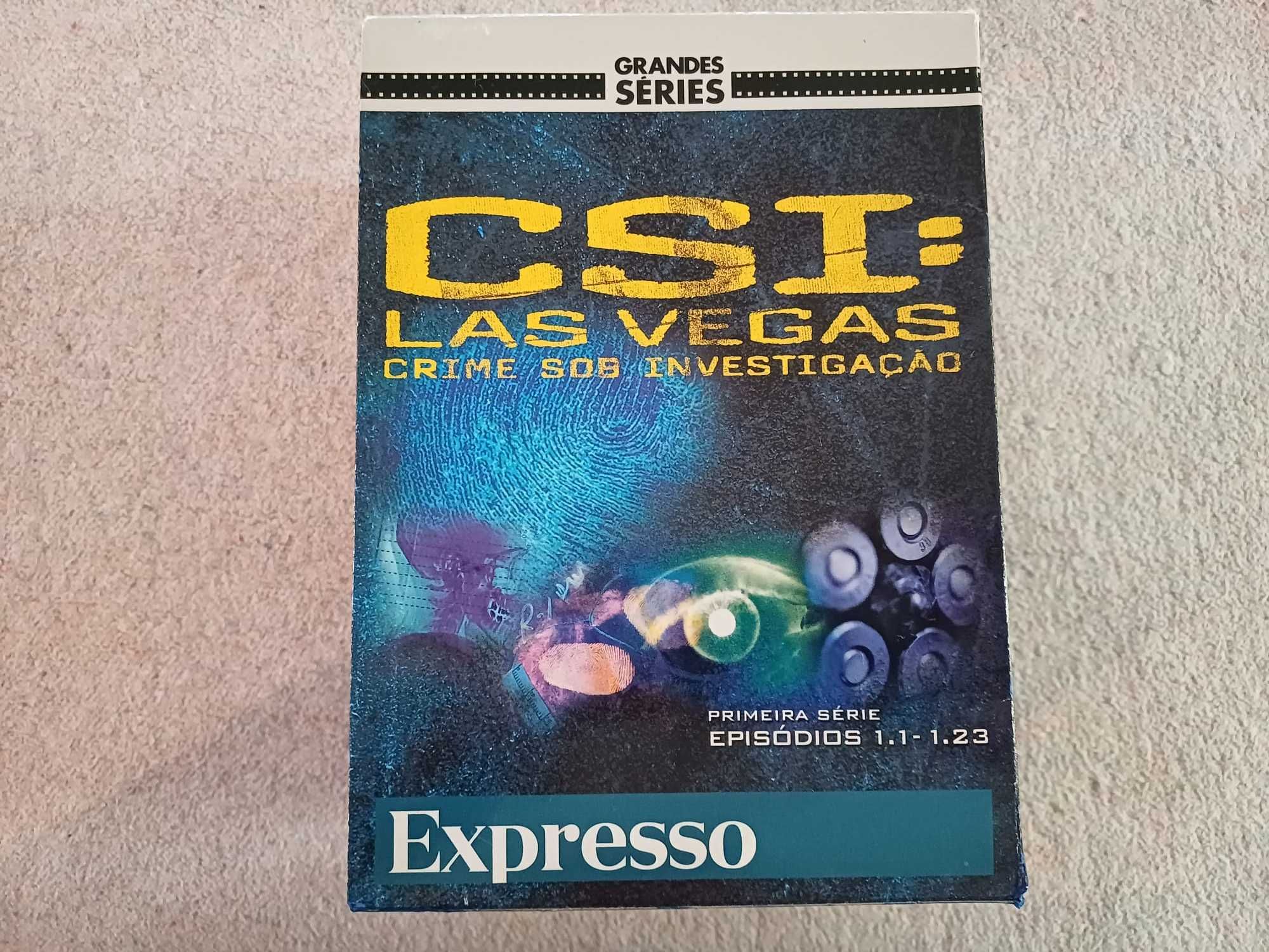 DVDs CSI Las Vegas, temporada 1 da série, coleção 6 DVD,c caixa cartão