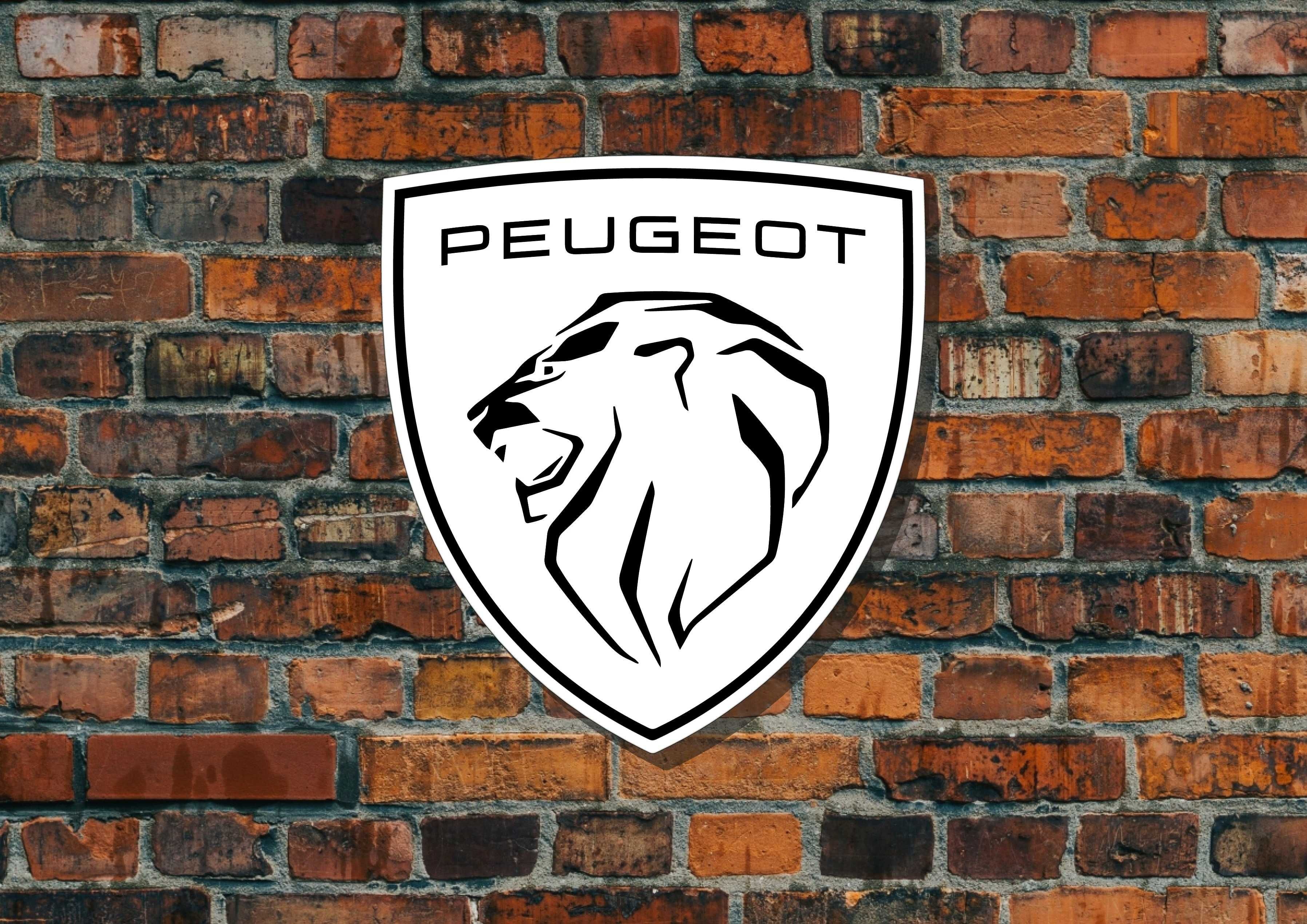 Podświetlane logo PEUGEOT, Reklama podświetlana, Plafon, Prezent