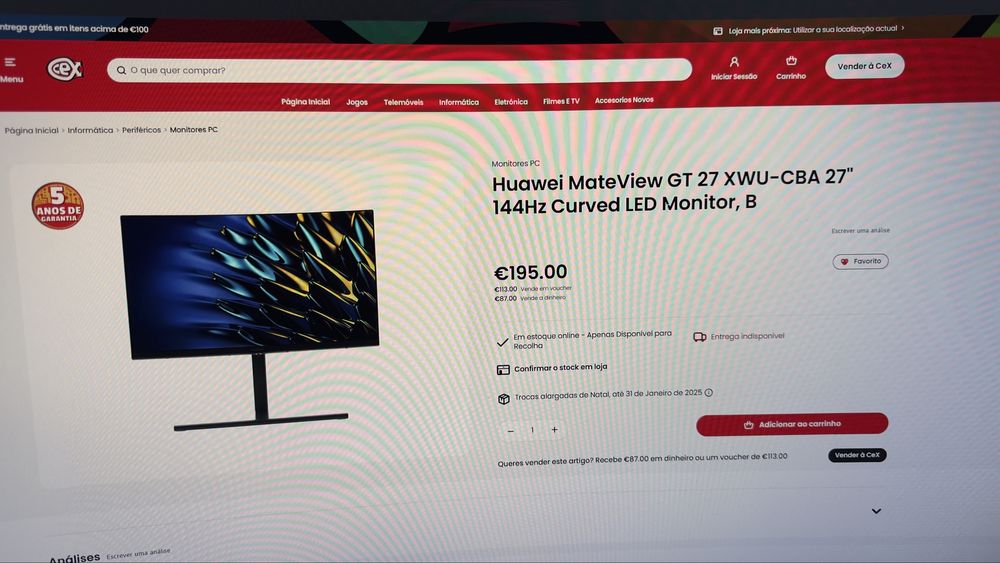 Vendo - PC Asus com monitor