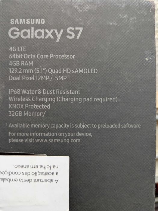 Samsung Galaxy S7 – Desbloqueado, Muito Bom Estado