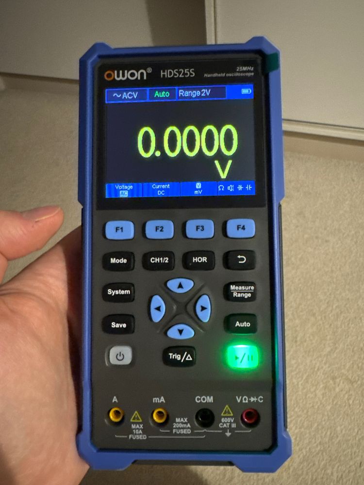 OWON HDS25S новий осцилограф, мультиметр, генератор сигналів