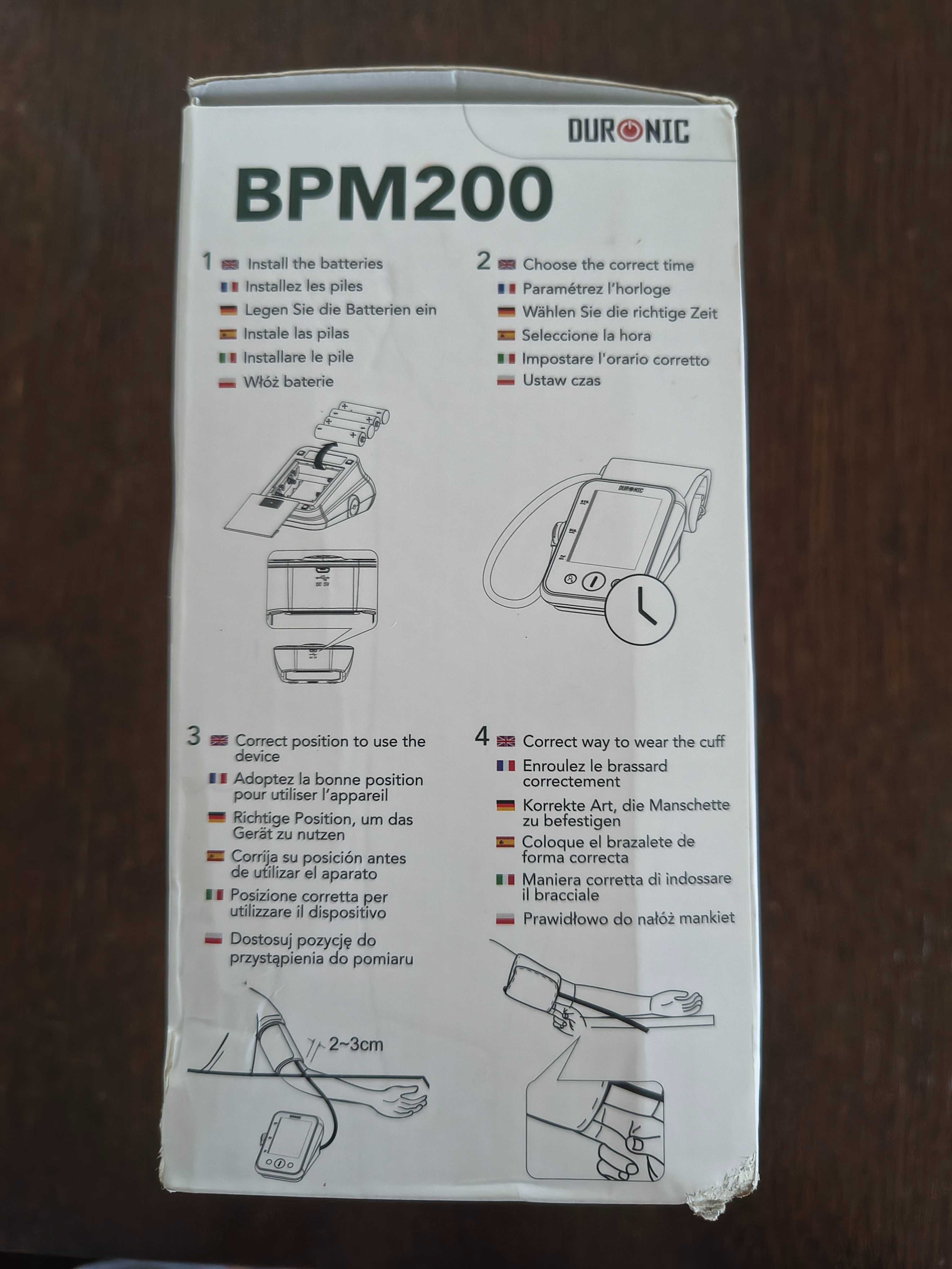 Ciśnieniomierz naramienny DURONIC BPM200