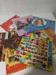 Discos de vinil antigos.