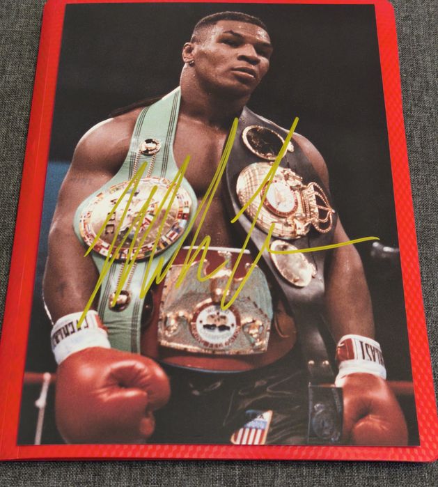 Автограф Майка Тайсона. Mike Tyson. Оригинал! С доказательствами!