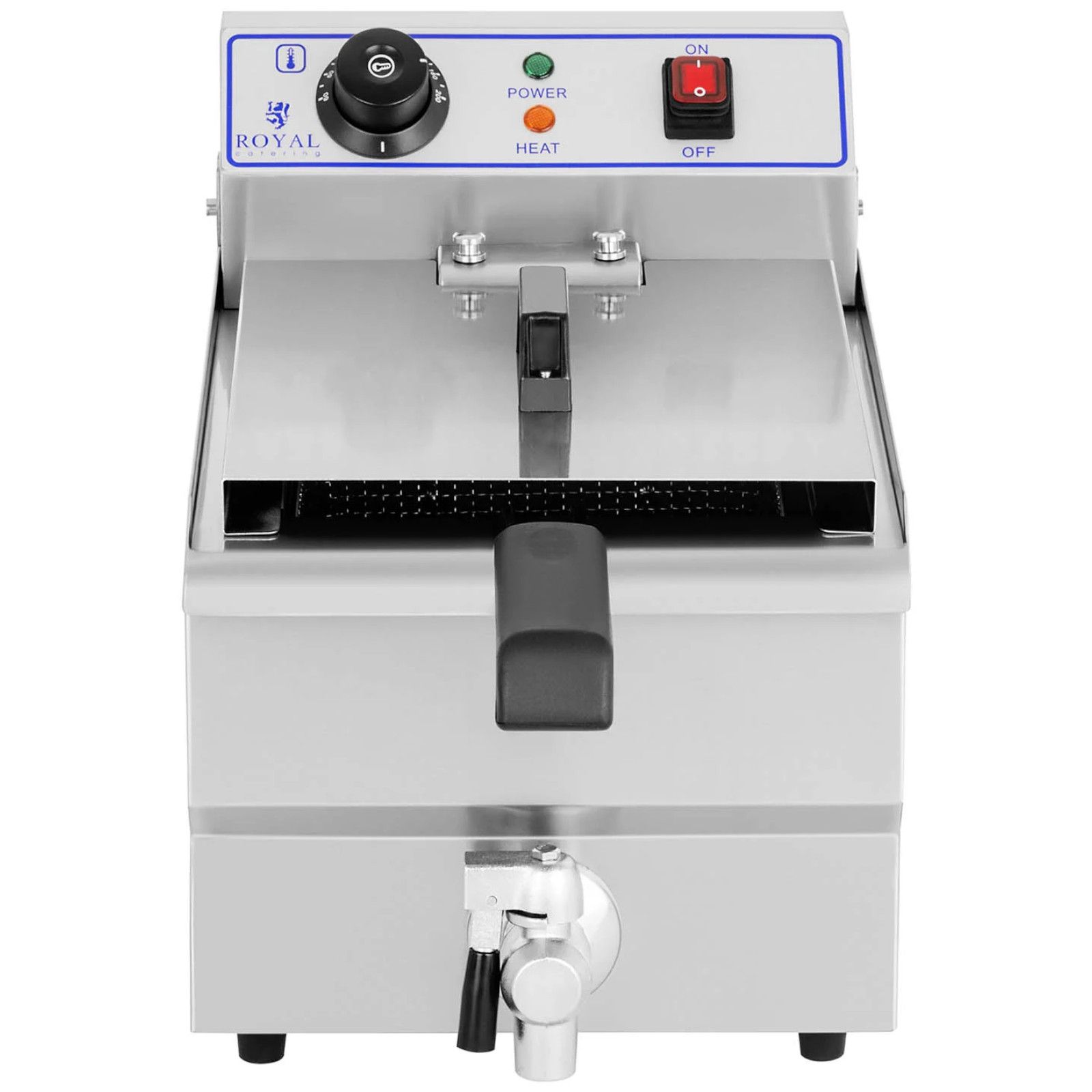 frytownica gastronomiczna nastawna elektryczna - 10 l 3200 w