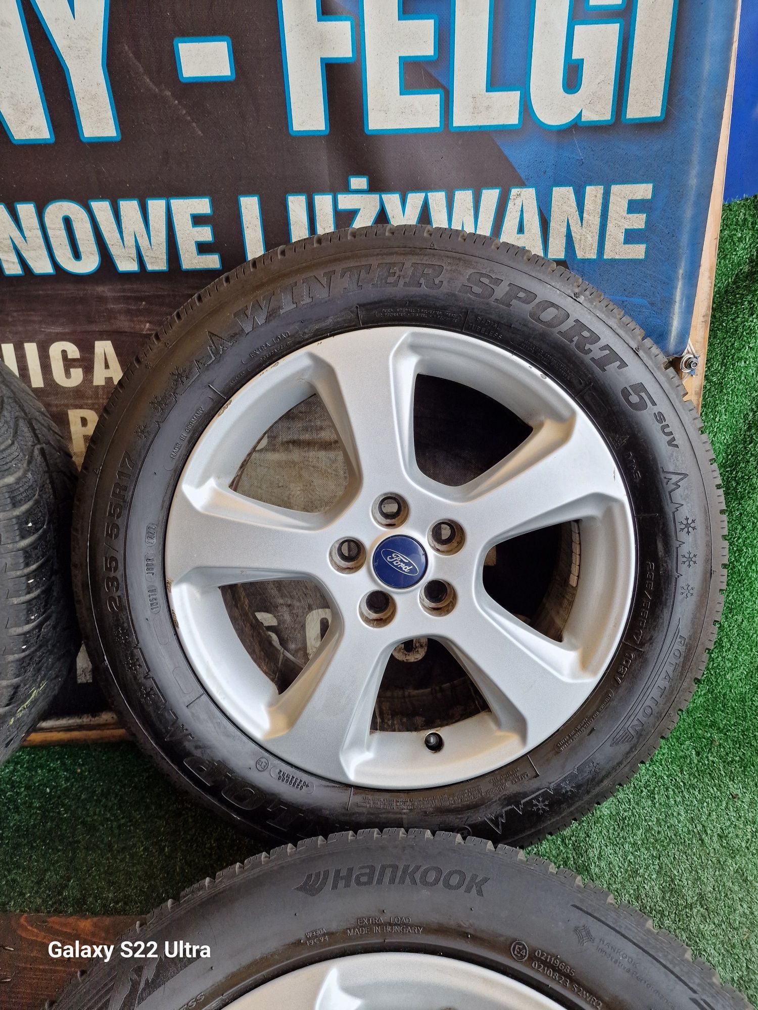 Koła zimowe 17 5×108 Ford Kuga C-max S-Max Galaxy Mondeo 8mm 2022rok