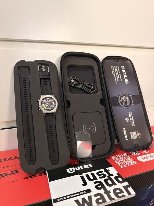 Relogio de Mergulho, Mares Sirius - Silver (Novo)