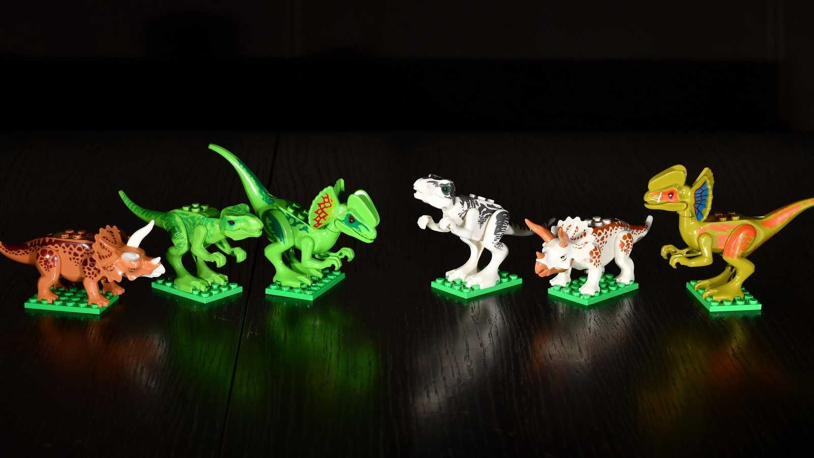 Dinozaury klocki, figurki