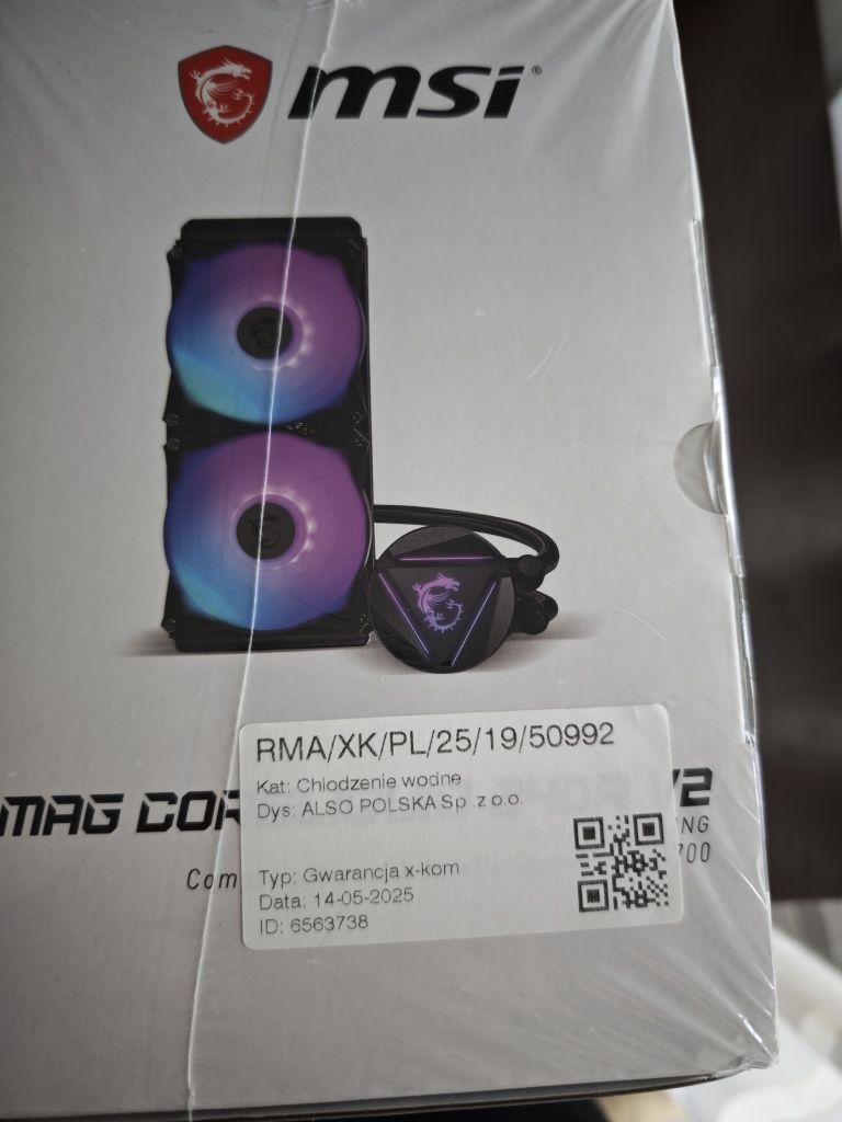 Chłodzenie wodne MSI Coreliquid 240R v2