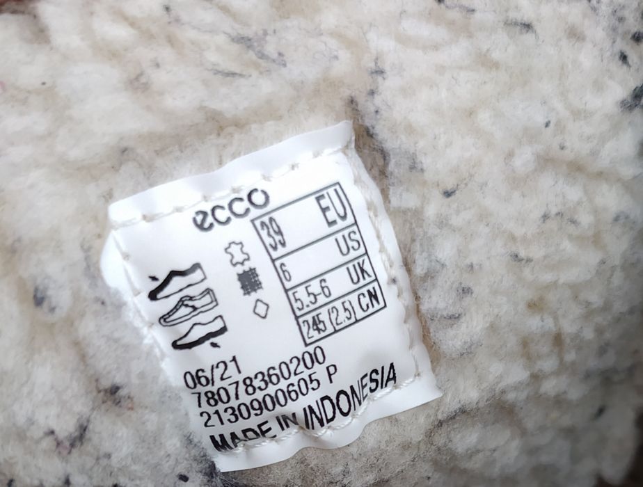 Ecco 39 36 38 ботинки на дівчинку зимові чоботи черевики сапоги ессо