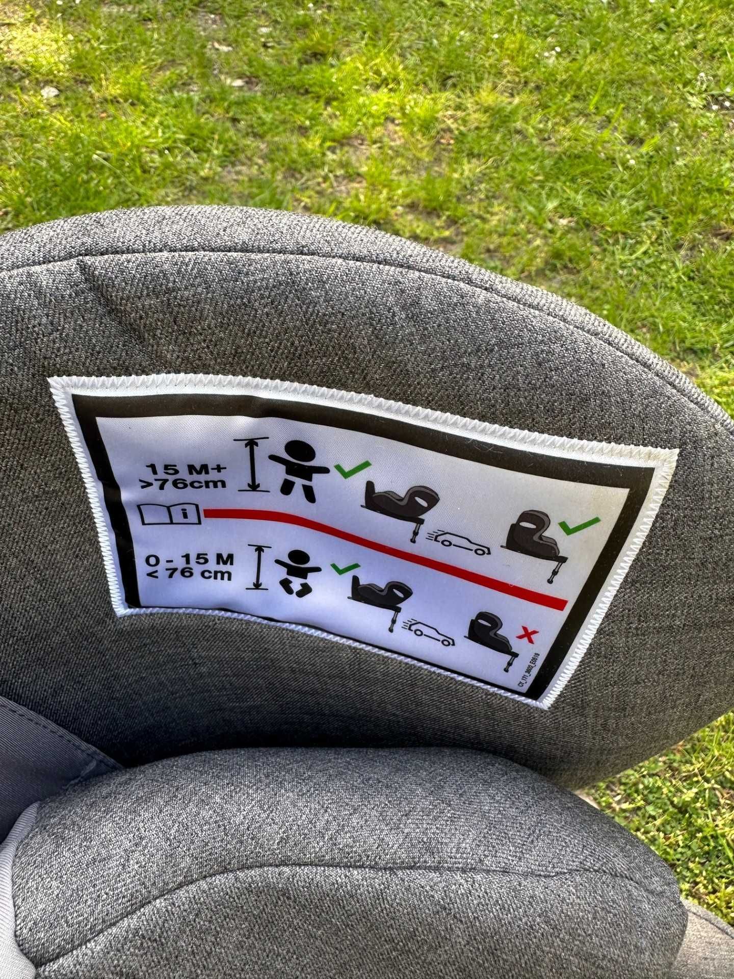 FOTELIK CYBEX SIRONA Zi I-Size Grey (Plus) z bazą obrotową 360