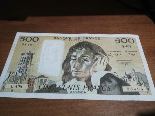 Nota 500 Banque de France