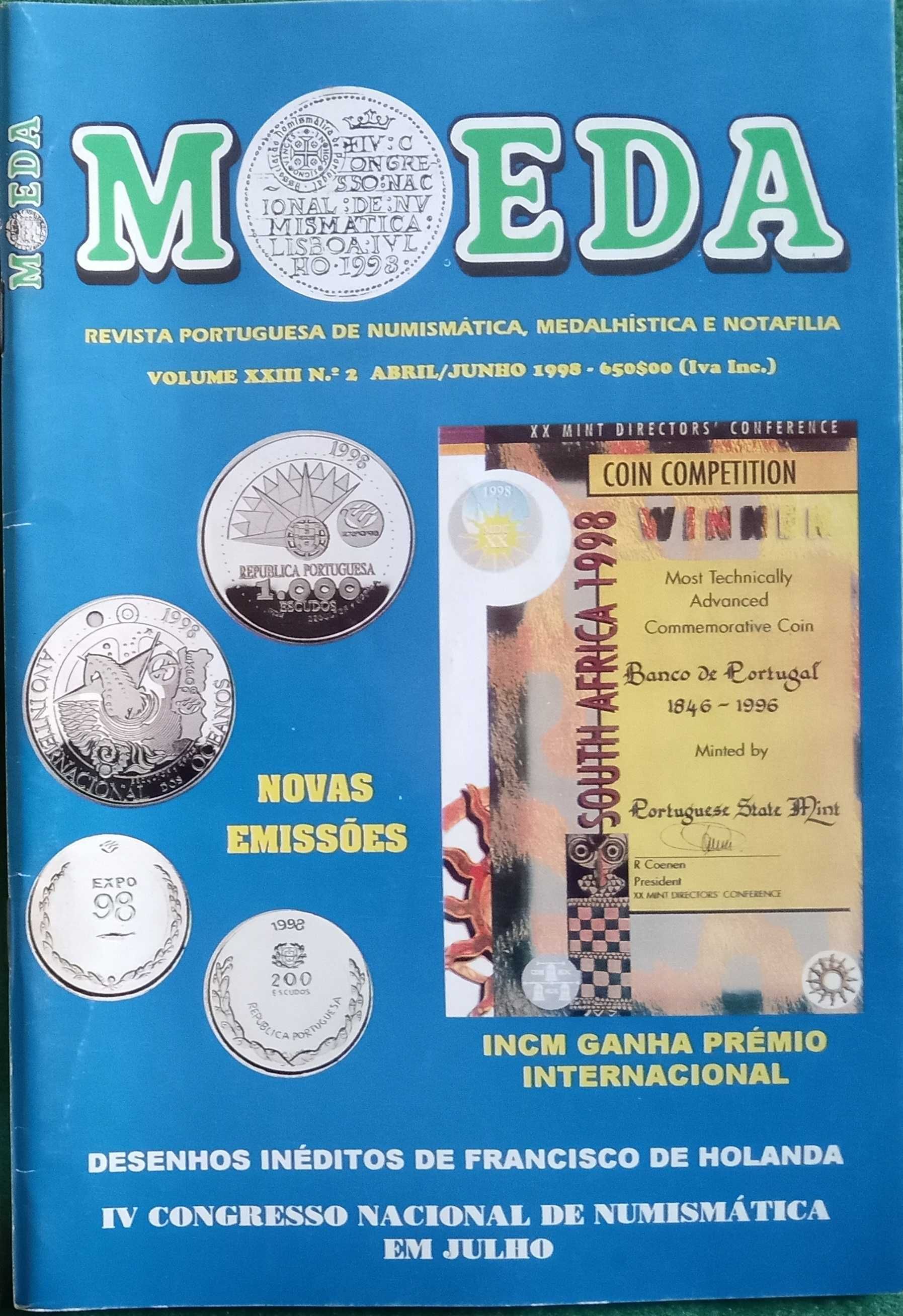 Revistas Moeda	- - -	Ano	 - 	1998	- - - - -	Revistas
