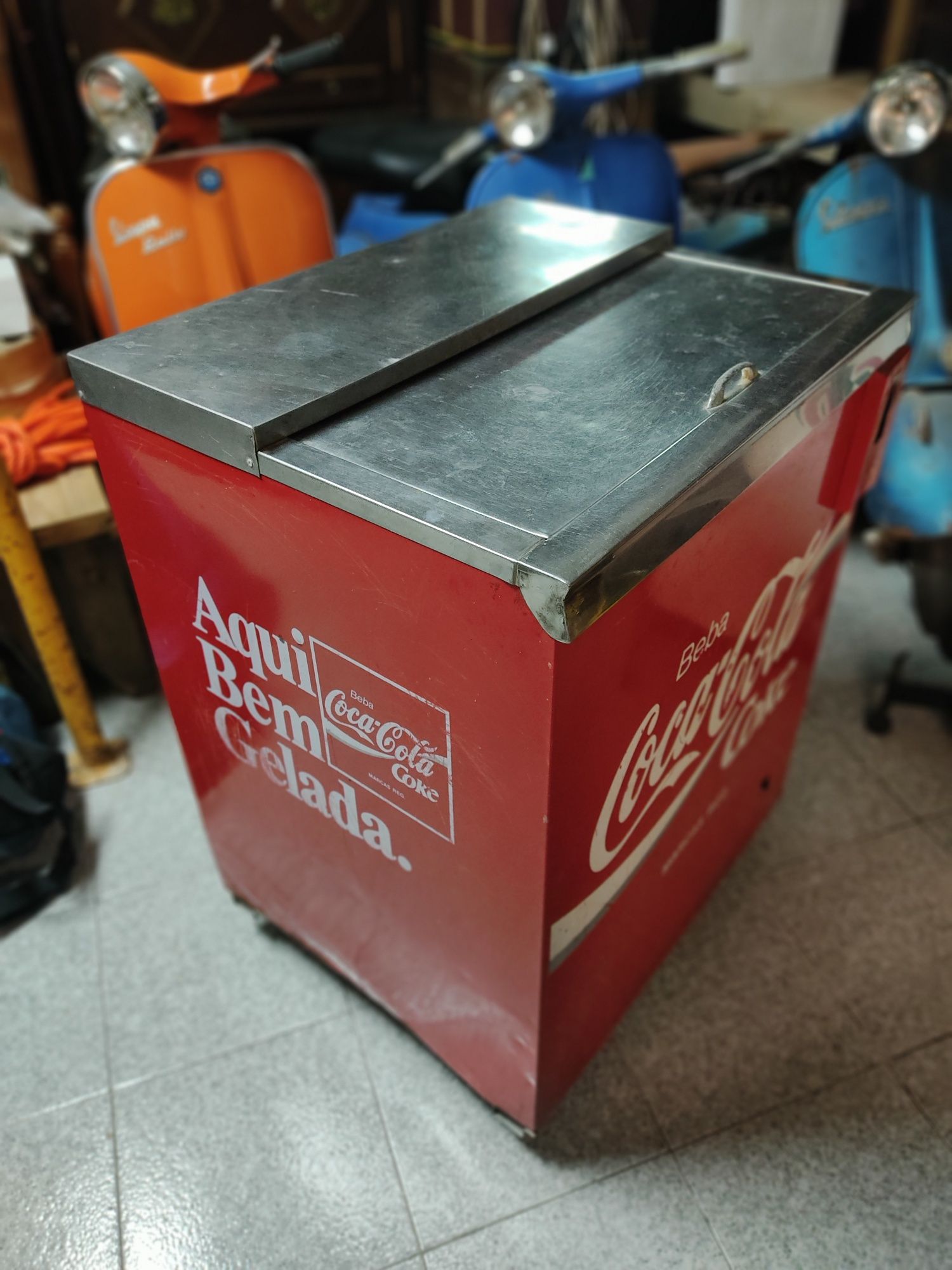 Arca frigorífica Coca Cola