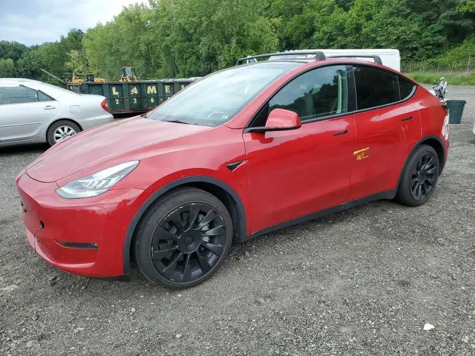 Левое крыло дверь PPMR Tesla Model Y разборка