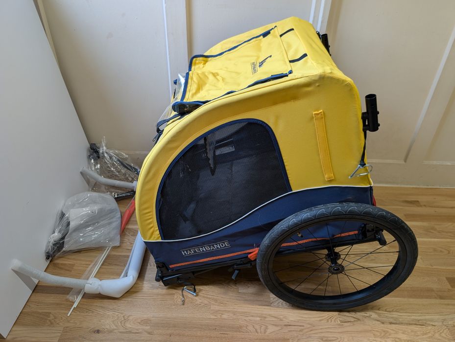 Hafenbande Przyczepka Rowerowa Cabby L Jogger 155X74X103Cm Do45Kg Duża