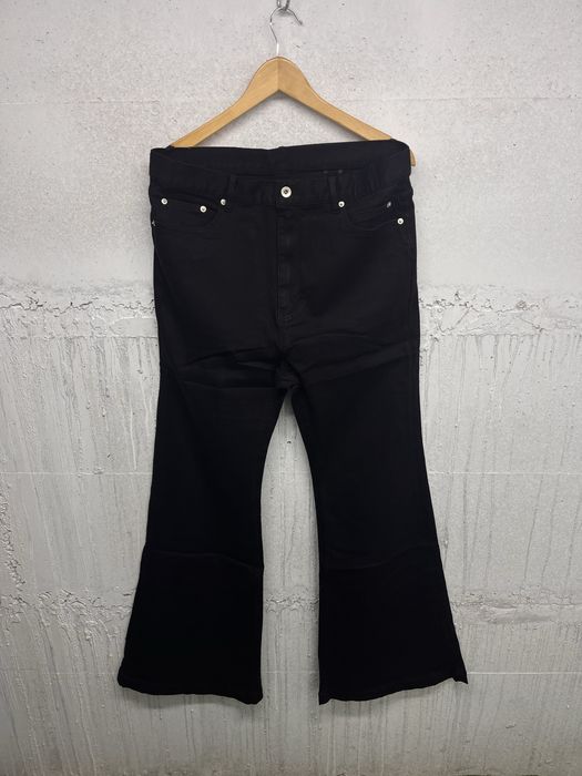Rick Owens DRKSHDW bolanbanana cut jeans flared klesh