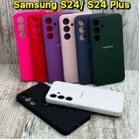 Топ‼️ Чехол Original Silicone Case на Samsung S24 Plus/ S24