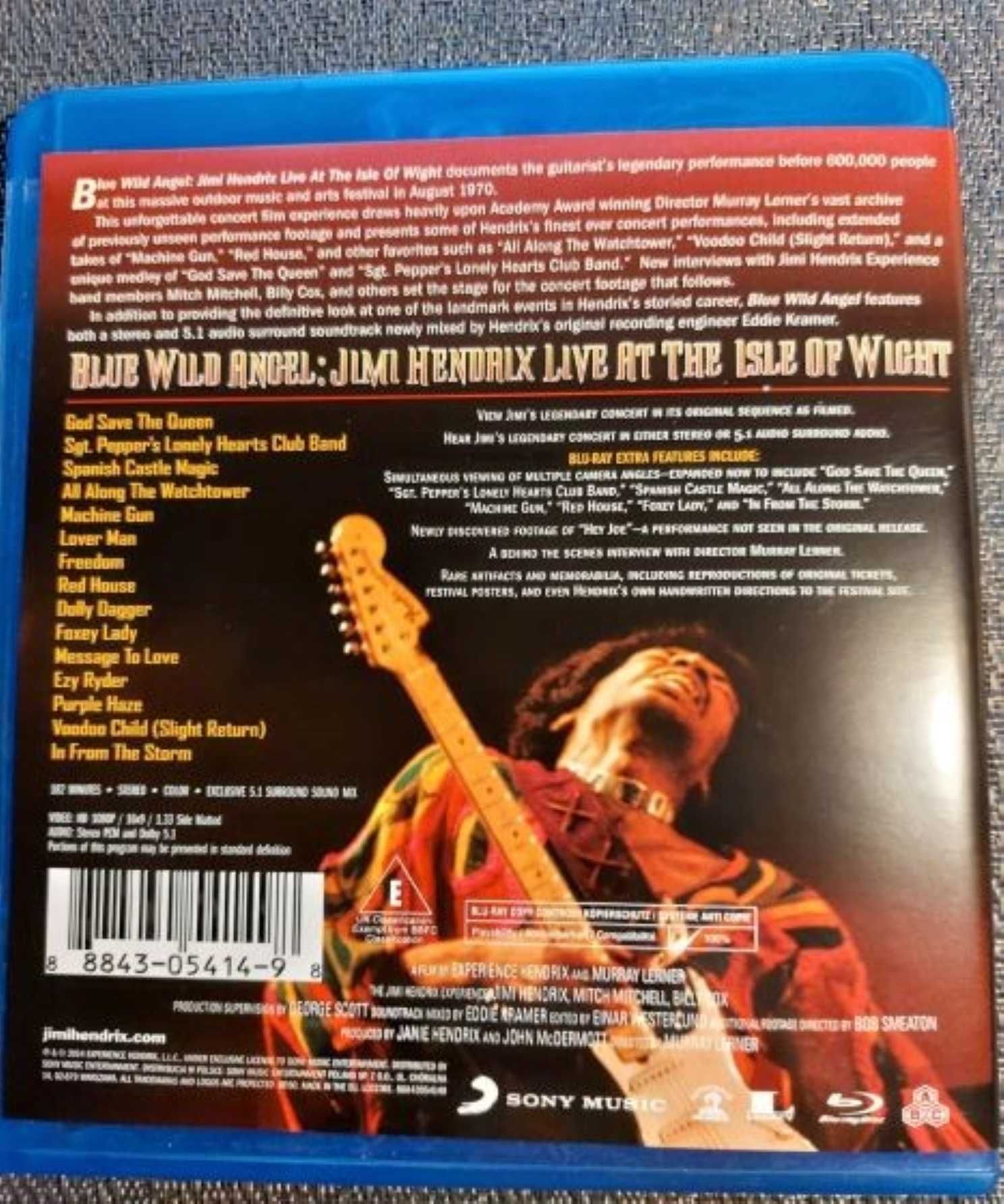 Polecam Rewelacyjny Koncert JIMI HENDRIX  Blu Ray