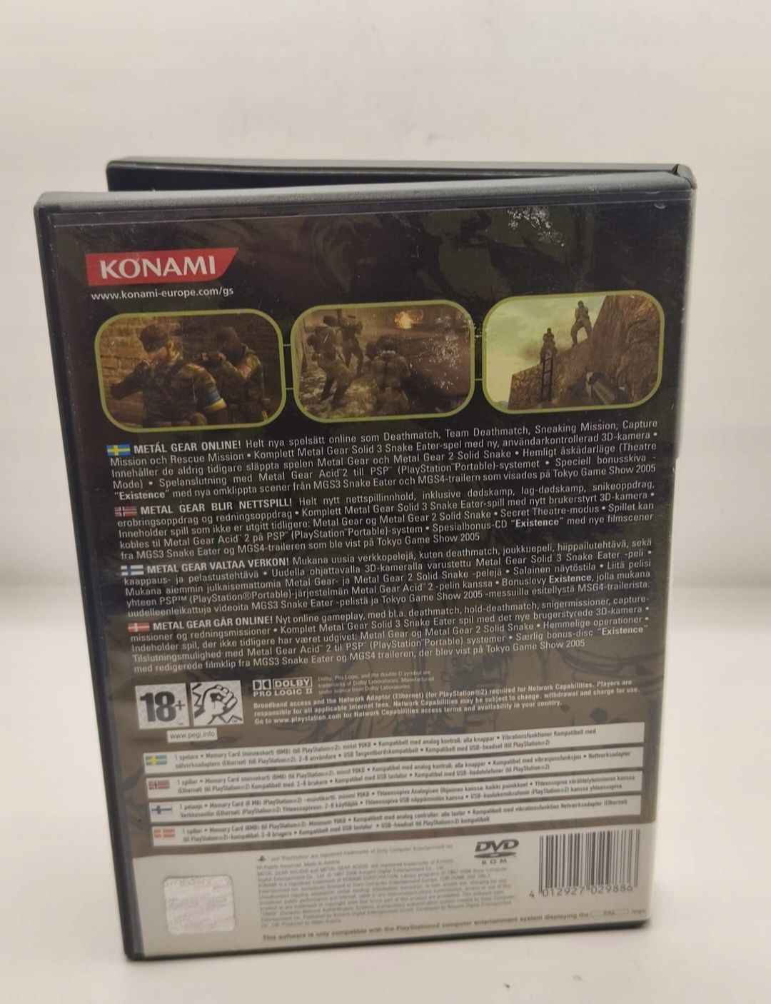 Metal Gear Solid 3 Subsistence Ps2 nr 7417