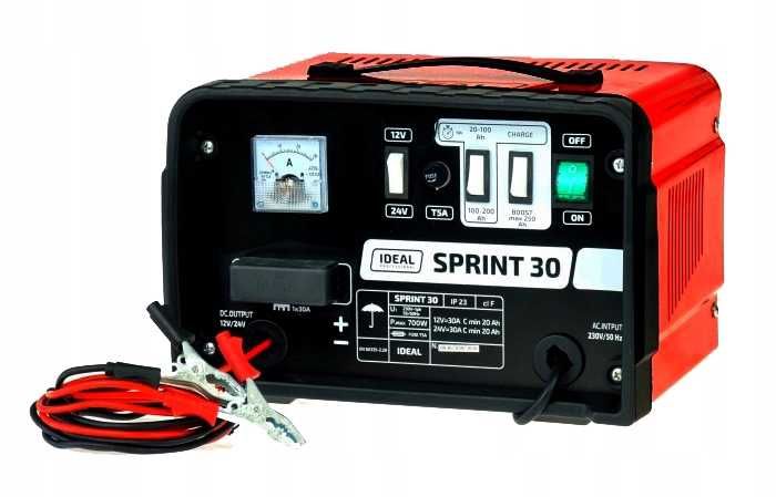 Prostownik do ładowania  Akumulatorów Ideal SPRINT 30 12/24V 30A