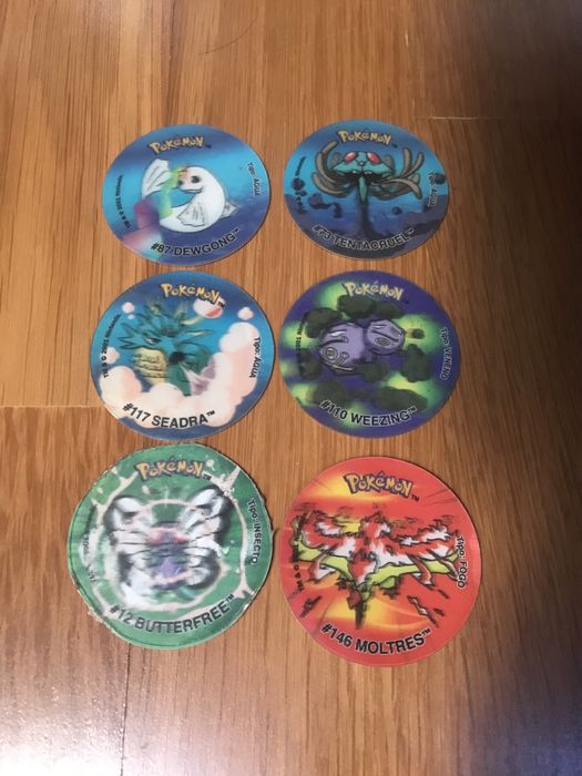 Pokemon Tazos diverso