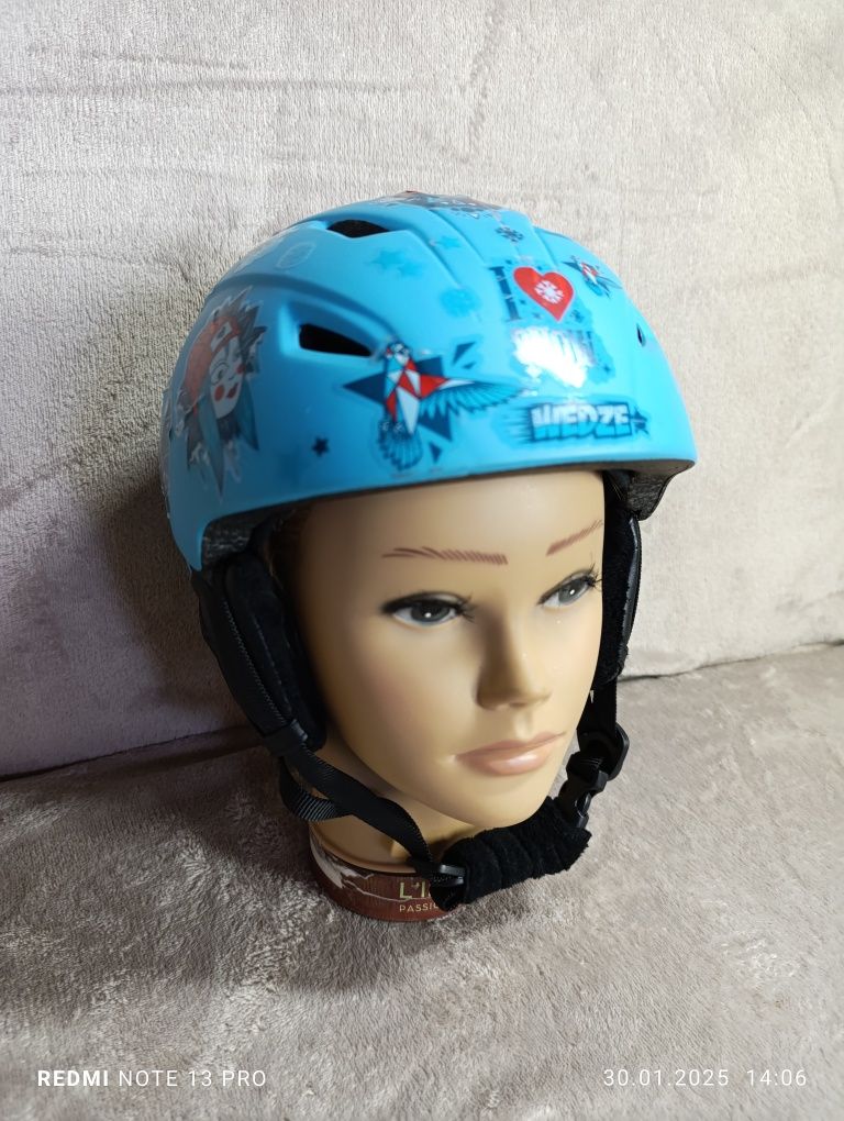 Kask narciarski dla dzieci rozmiar 49-51cm