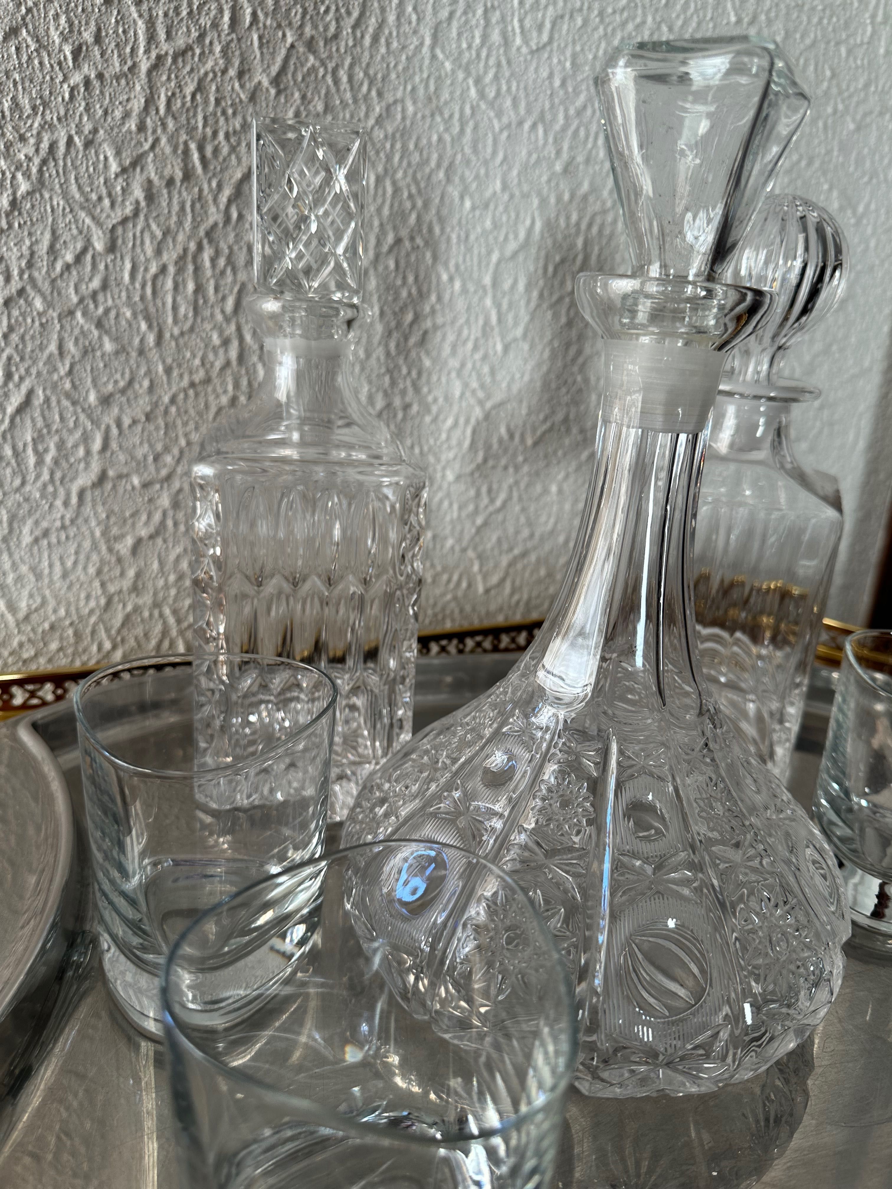 Garrafas de Cristal