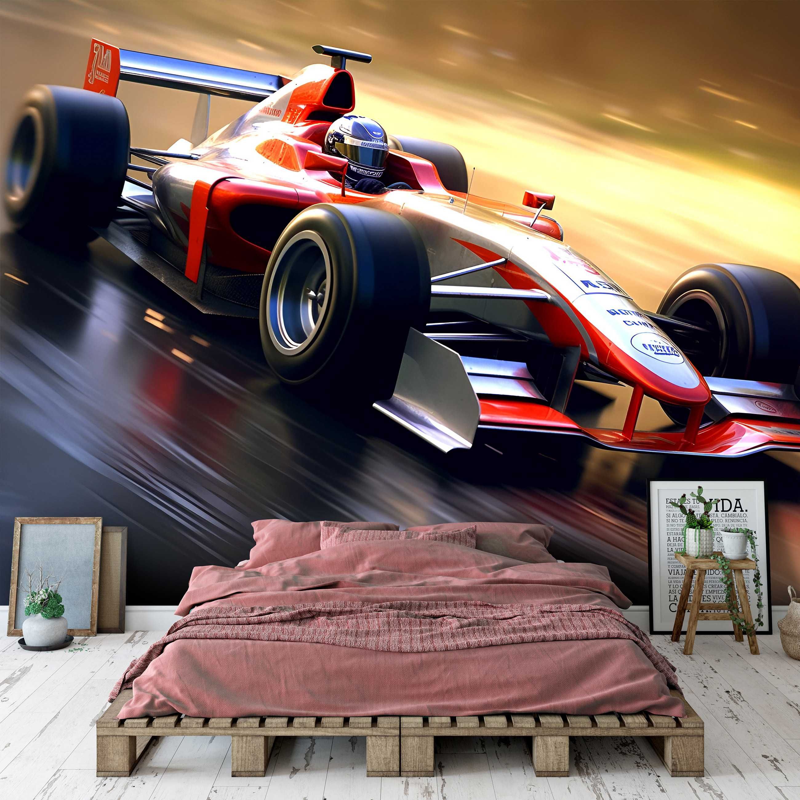 Fototapeta Formuła Jeden Bolid F1 Wyścig 3D Twój Rozmiar + KLEJ