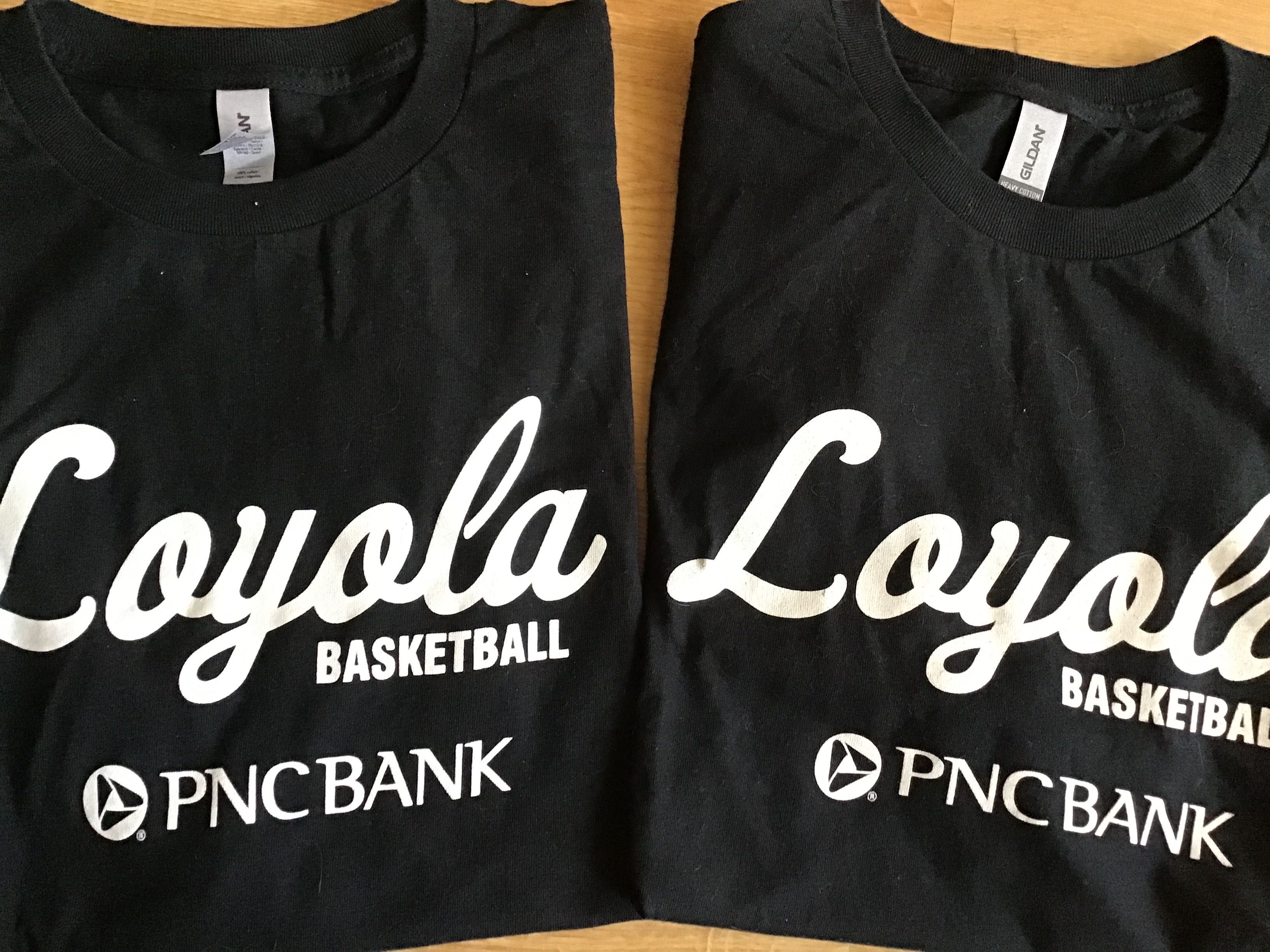 T-shirt 2 pak 2x10 zł. męski czarny roz. XXL, Loyola BASKETBALL