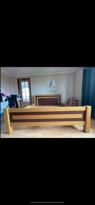 Łóżko dębowe wymiary 160x200x95
