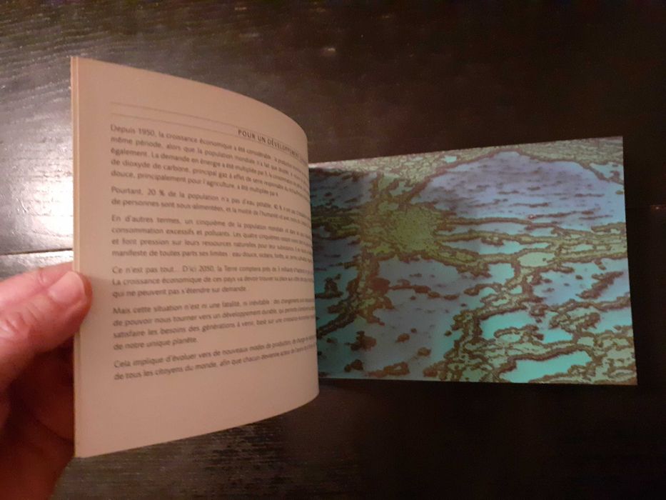 Livro de postais Yann Arthus-Bertrand