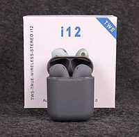 Беспроводные наушники i12 (серый)