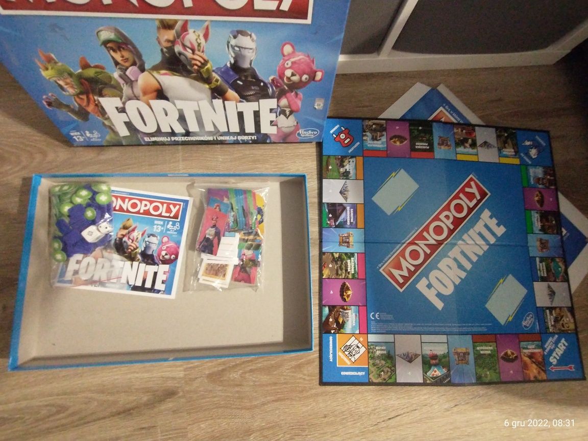 Sprzedam grę planszową Monopoly Fortnite