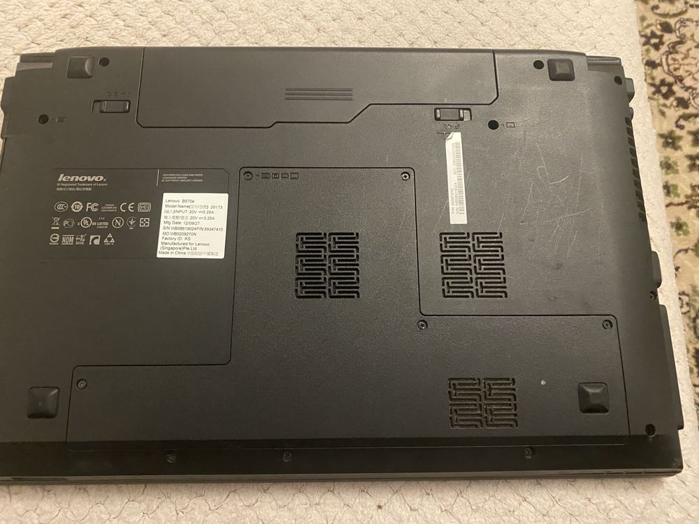 Lenovo B570e 2 ядра  2GB