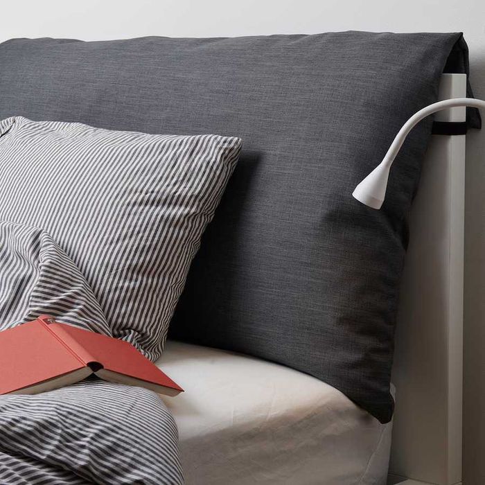 Ikea MALM poduszka wezgłowia 140 cm ciemnoszary 305.018.35 NOWA