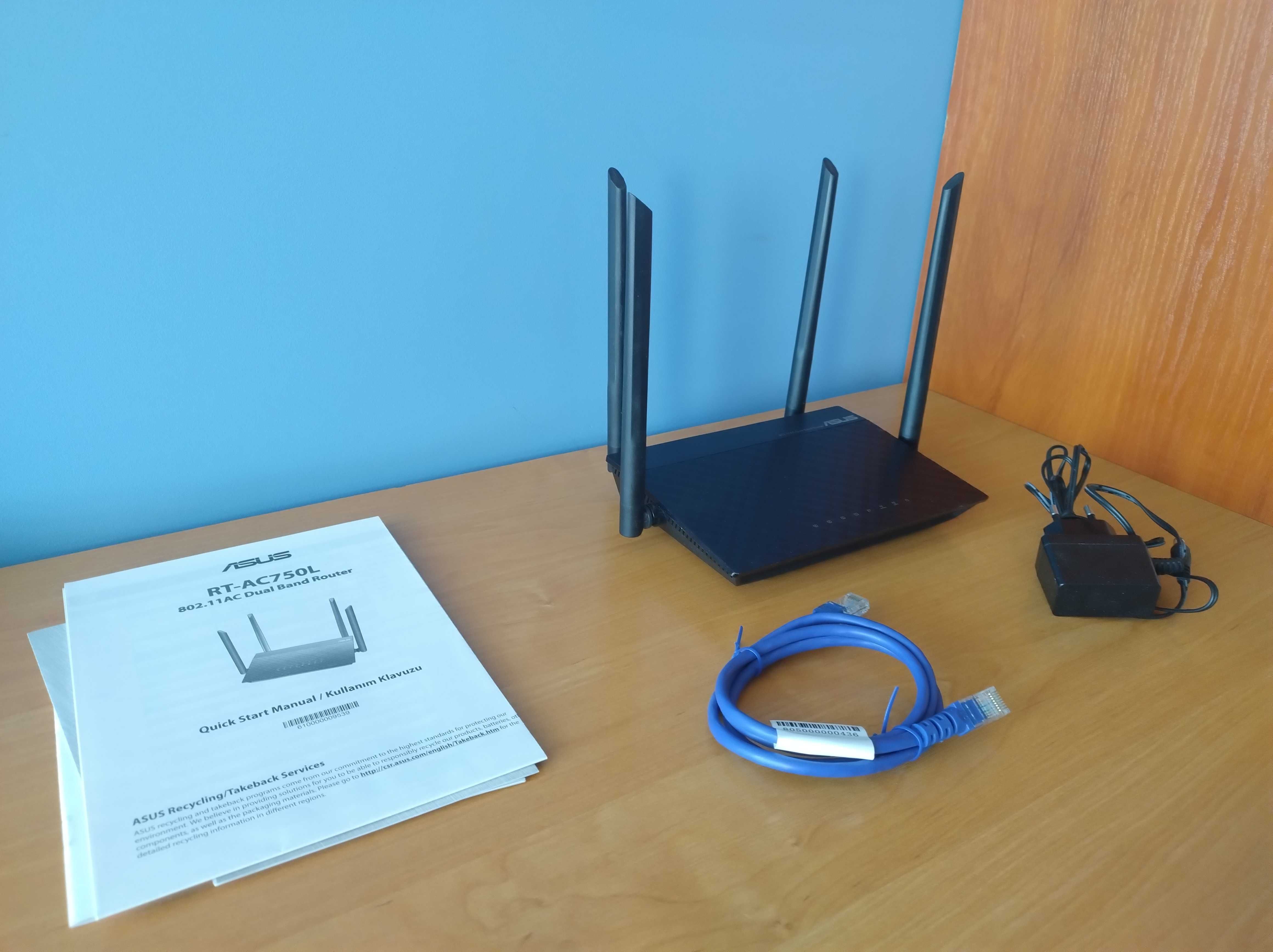Router Wi-Fi Asus  RT-AC750L Dual Band