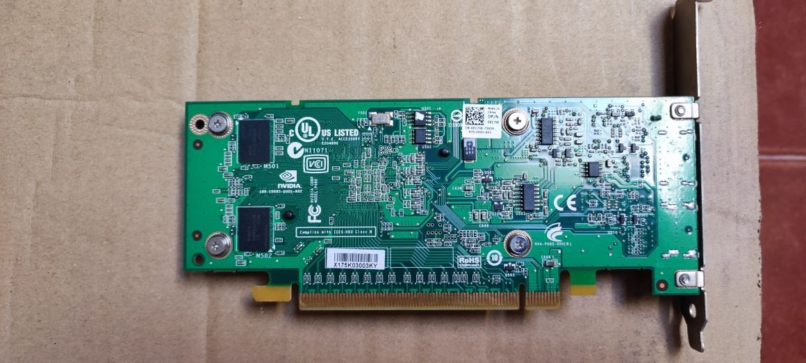 Placa gráfica Nvidia Quadro NVS 295 | M4000 | P2000 | P4000