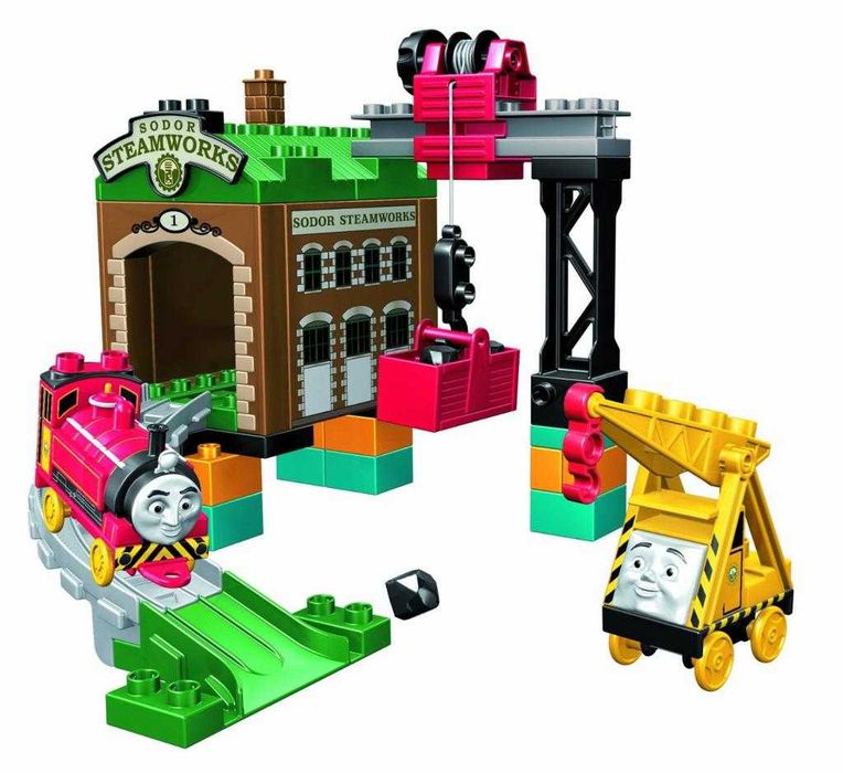Tomek i przyjaciele- Mega Bloks - Working Hard at the Sodor Steamworks
