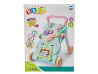 Pchacz Edukacyjny Baby Music Walker Miętowo-Różowy