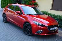 Mazda 3 2.0 Benzyna 165KM LED Xenon HUD Kamera Nawigacja Grzane Fotele Alu