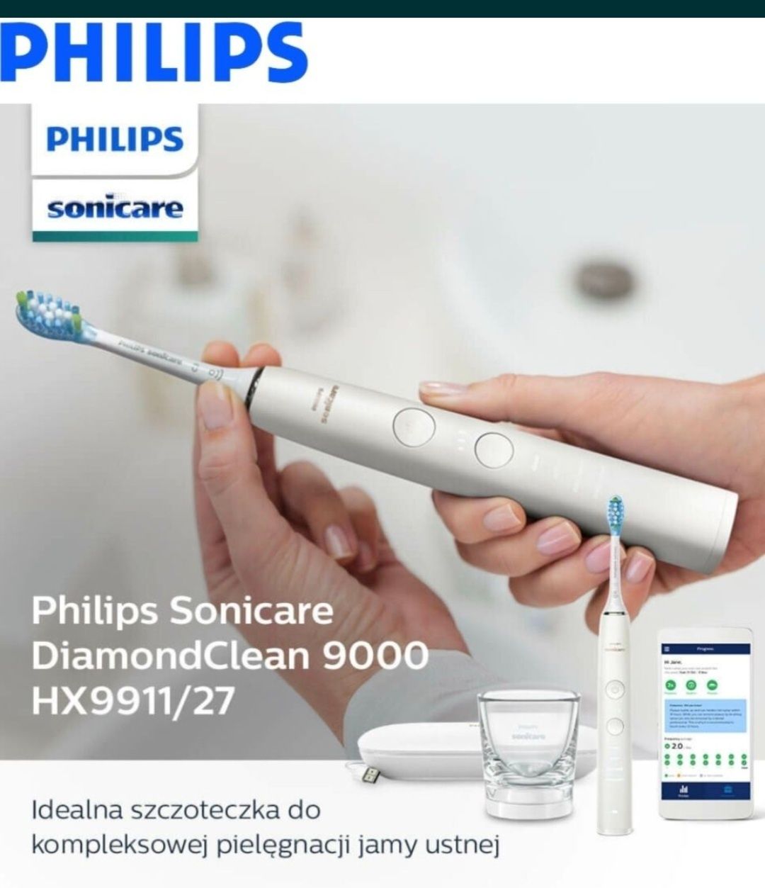 Philips Sonicare 9000 DiamondClean (szczoteczką elektryczna/soniczna)