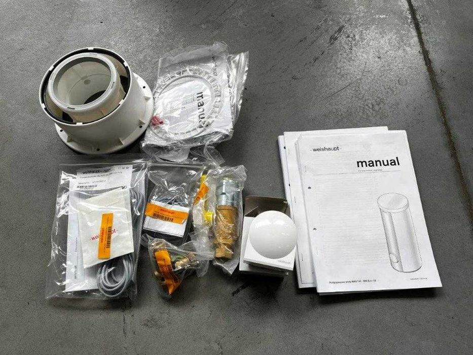 Gazowy kocioł marki Weishaupt model WTC-GW 100 + doposażenie