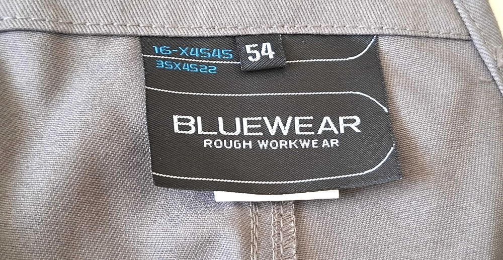 Spodnie robocze BLUEWEAR; ogrodniczki monterskie. Rozmiar 54. NOWE