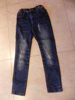 Jeansy Skinny chłopięce roz. 146 IDEALNE