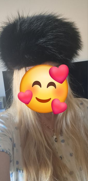 Czapka  damska z lisa