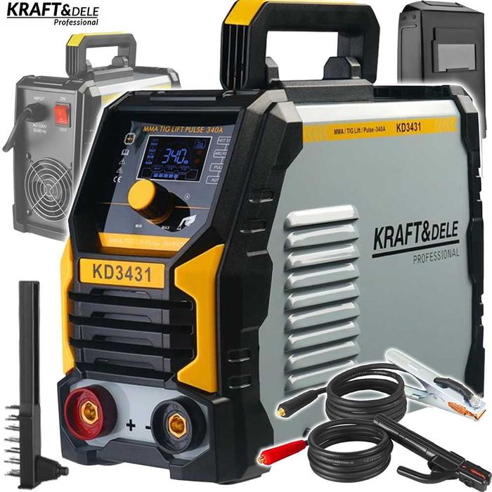 KRAFT&DELE Spawarka Inwertorowa Mma 230v/50hz Solidna 340a KD3431