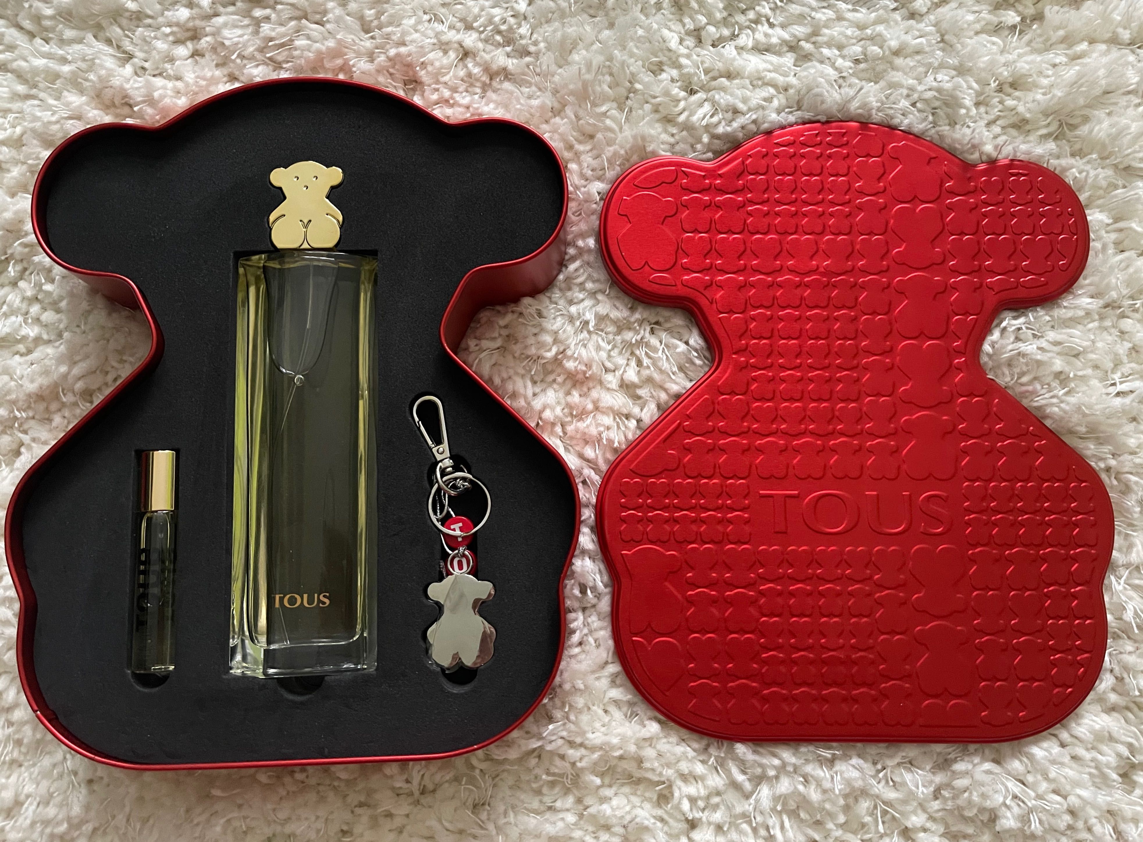 Tous Gold perfumy puszka miś logo