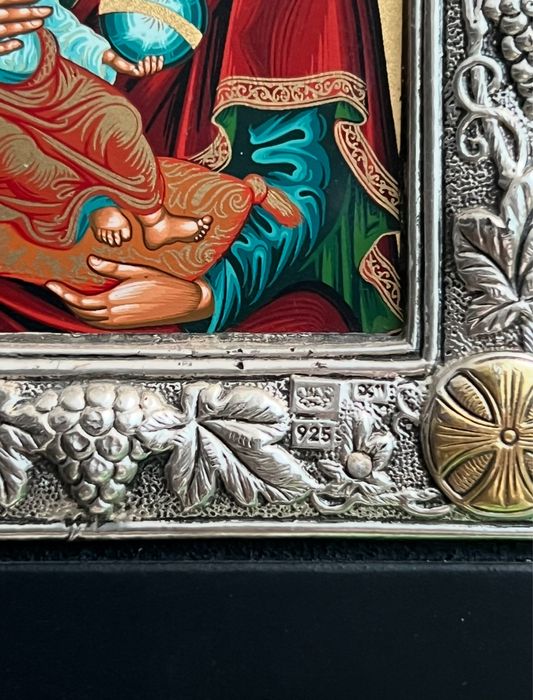 ИКОНА CLARTE, ГРЕЦИЯ дева Мария с младенцем