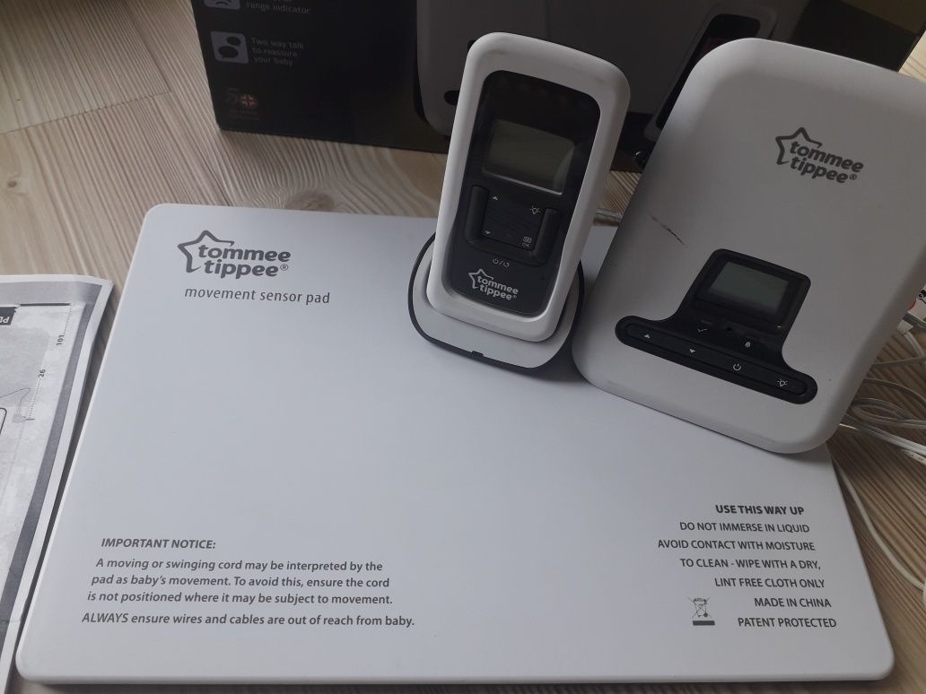 Tommee Tippee elektroniczna niania z czujnikiem ruchu + mata uzywana